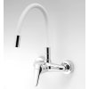 Novaservis 94480,0B dřezová baterie s elastickým ramenem 150 mm bílá-chrom