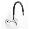 Novaservis 94480,0C dřezová baterie s elastickým ramenem 150 mm černá-chrom