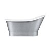 14784 volne stojici vana gloria glam stribrna