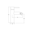 13372 bidetova baterie illusion cerna