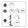 34483 sprchovy set s pakovou baterii ultra 10 olo cerna