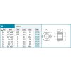 Novaservis redukce 5/4" x 1" mosaz R05ZW