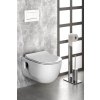 Sapho BRILLA závěsná WC mísa s bidet. sprškou, Rimless, 36,5x53 cm, bílá 100612