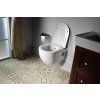 Sapho BRILLA závěsná WC mísa s bidet. sprškou, Rimless, 36,5x53 cm, bílá 100612