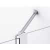 SanSwiss DIVERA 100 cm čtvrtkruh sprchový kout - aluchrom/sklo Transparent D22ERB551115007