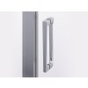 SanSwiss DIVERA 100 cm čtvrtkruh sprchový kout - aluchrom/sklo Transparent D22ERB551005007