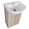 Aqualine ZOJA umyvadlová skříňka 42 x 74 x 25 cm dub platin 51144