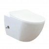 Creavit FREE Rim-Off závěsné wc s ovládací baterií + BIDET 2v1 FE322.005