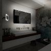 Nimco 41000 LED zrcadlo podsvícené 100 x 60 cm bez senzoru černá ZPC 41004-90