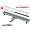 Alcaplast APZ2012 OPTION6 - 850 plastový sprchový žlab s otočným sifonem a oboustranným roštem