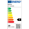Nimco 24000 LED zrcadlo podsvícené průměr 60 cm bez senzoru ZP 24000R