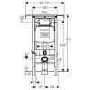 Geberit Duofix Speciál 111.355.00.5 komplet do bytových jader se závěsným WC RIMLESS Carlo