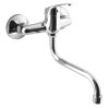 Aqualine 35 nástěnná dřezová baterie rozteč 150 mm ramínko S 177 mm chrom 52146