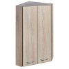 Aqualine Keramia Fresh horní skříňka rohová 35 x 76 x 35 cm dub platin 50333