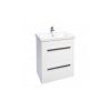 Krajcar KB Balance koupelnová skříňka s umyvadlem 55 x 65 x 45.5 cm bílá KB55