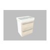 Krajcar K PRO S Thin koupelnová skříňka s umyvadlem 55 x 65 x 38 cm bílá 2KPT55