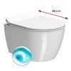 GSI Pura ECO závěsná WC mísa 46 x 36 cm swirlflush extraGlaze bílá 880211