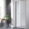 3365 7 sprchove dvere do niky dvoukridle 116 az 121 x 195 cm cire sklo pro stavebni otvor 116 az 121 cm sila skla 6 mm