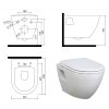 Alcaplast AM101/1120 Sádromodul komplet do sádrokartonu se závěsným WC Creavit TERRA TP325 + bidet 2v1