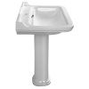 Kerasan Waldorf universální keramický sloup k umyvadlům 60 a 80 cm bílá 417001