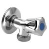Aqualine pračkový kulový ventil se zpětným ventilem 1/2x3/4 chrom 5313