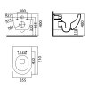 Geberit Duofix Speciál 111.355.00.5 komplet do bytových jader se závěsným WC Creavit FREE FE322 Rim-Off + bidet 2v1