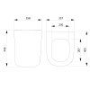 Bruckner Walter WC sedátko Slim Soft Close duroplast bílá 201.505.4