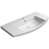 GSI NORM keramické umyvadlo 100 x 52 cm oblé s přepadem Extra Glaze bílá 8643111