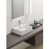 GSI KUBE X keramické umyvadlo 50 x 37 cm s přepadem Extra Glaze bílá 9447111