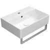 GSI KUBE X keramické umyvadlo 50 x 37 cm s přepadem Extra Glaze bílá 9447111