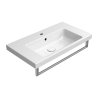 GSI NORM keramické umyvadlo 70 x 40 cm s přepadem Extra Glaze bílá 8637111