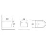 22305 zavesny bidet ovale basso ii