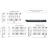 22456 koupelnovy radiator tubus 2 cerna barva