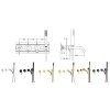 29984 podomitkovy 4 otvorovy vanovy set veo chrom