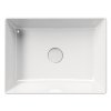 GSI Kube X keramické umyvadlo na desku 50 x 37 cmExtraGlaze bílá 942911