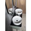 GSI Kube X keramické umyvadlo na desku průměr 45 cm ExtraGlaze bílá 942711