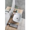 Aqualine keramické umyvadlo na desku 46 x 34 cm bílá 46341