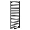 Bruckner Albrecht otopné těleso 600 x 1570 mm středové připojení černá mat 600.118.6