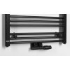 Bruckner Albrecht otopné těleso 600 x 1570 mm středové připojení černá mat 600.118.6