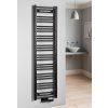 Bruckner Albrecht otopné těleso 400 x 1570 mm středové připojení černá mat 600.113.6