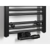 Bruckner Albrecht otopné těleso 400 x 1570 mm středové připojení černá mat 600.113.6