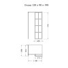 8088 walk in sprchova zastena excea