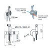 19142 bidetova podomitkova baterie fonti 65w37 bila matna