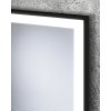 23212 zrcadlo s led osvetlenim loburg black