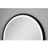 23171 zrcadlo s led osvetlenim geisa black