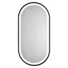 23137 zrcadlo s led osvetlenim erfurt black