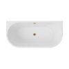 25817 volne stojici vana vica new bila sifon s napoustenim prepadem