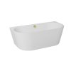 25818 volne stojici vana vica new bila sifon s napoustenim prepadem