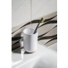 Aqualine Snow sklenka na postavení bílá 7579