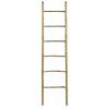 Gedy Bambus sušák ručníků 500 x 1900 x 40 mm hnědá 1031